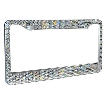1Gb ASV modeļa numura zīmes rāmis Bling Crystal Women numura zīmes rāmis Licences vāka turētājs Rhinestone automašīnas licences rāmis