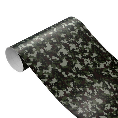 30/10x100 cm skaitmeninis Woodland Green Camo Camouflage dykumos vinilinės plėvelės lipdukas „pasidaryk pats“ Motociklai Automobiliai Automobilių stiliaus priedai