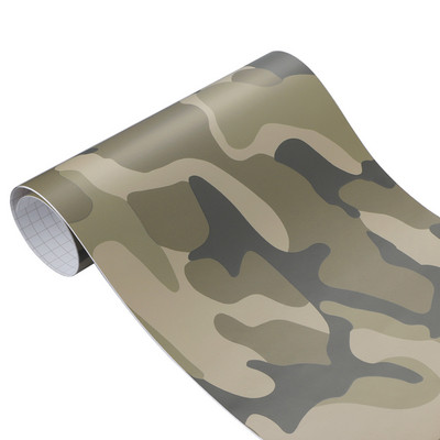 30/10x100 cm skaitmeninis Woodland Green Camo Camouflage dykumos vinilinės plėvelės lipdukas „pasidaryk pats“ Motociklai Automobiliai Automobilių stiliaus priedai
