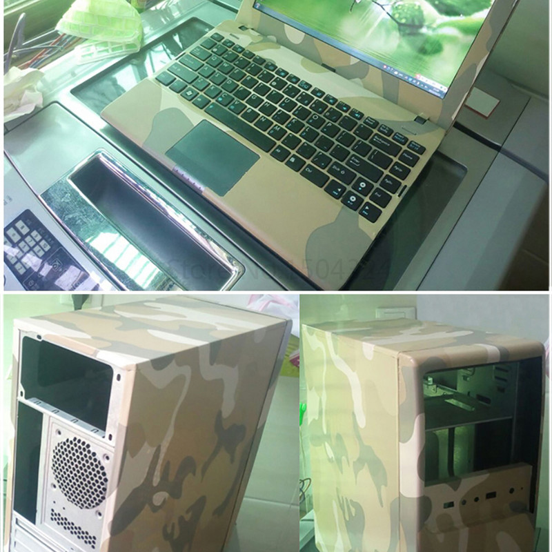 30/10x100 cm skaitmeninis Woodland Green Camo Camouflage dykumos vinilinės plėvelės lipdukas „pasidaryk pats“ Motociklai Automobiliai Automobilių stiliaus priedai