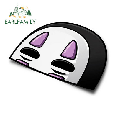 EARLFAMILY 13 cm x 7,6 cm a No Face Spirited Away Peeker autómatricákhoz Anime Laptop Szörfdeszka Motorkerékpár matrica Windows lakóautó