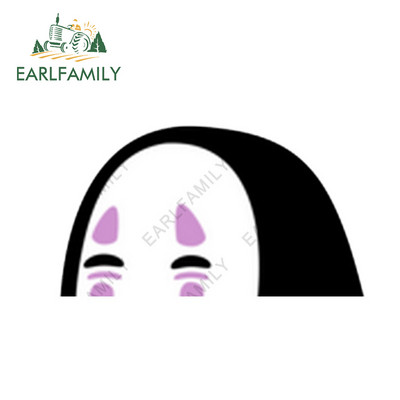 EARLFAMILY 13 cm x 7,6 cm a No Face Spirited Away Peeker autómatricákhoz Anime Laptop Szörfdeszka Motorkerékpár matrica Windows lakóautó