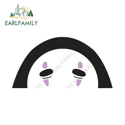 EARLFAMILY 13 cm x 7,6 cm a No Face Spirited Away Peeker autómatricákhoz Anime Laptop Szörfdeszka Motorkerékpár matrica Windows lakóautó