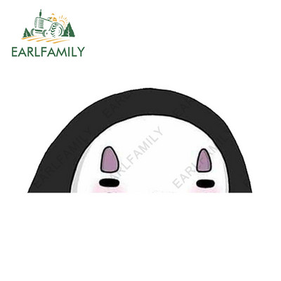 EARLFAMILY 13 cm x 7,6 cm a No Face Spirited Away Peeker autómatricákhoz Anime Laptop Szörfdeszka Motorkerékpár matrica Windows lakóautó