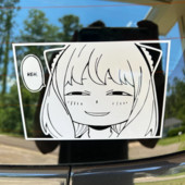 Anime autómatrica Vicces matrica japán Anya JMD matricák autóablak ajtó lökhárítóhoz laptop vinil díszítések kiegészítők