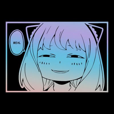 Anime autómatrica Vicces matrica japán Anya JMD matricák autóablak ajtó lökhárítóhoz laptop vinil díszítések kiegészítők