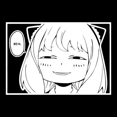 Anime autómatrica Vicces matrica japán Anya JMD matricák autóablak ajtó lökhárítóhoz laptop vinil díszítések kiegészítők