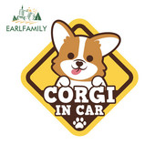 EARLFAMILY 13 cm Corgi Pembroke Personality autómatrica autó motorkerékpár matrica ablakok elzáródás karcolás autóformázó RV JDM
