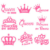 DecalsMe QUEEN ON board