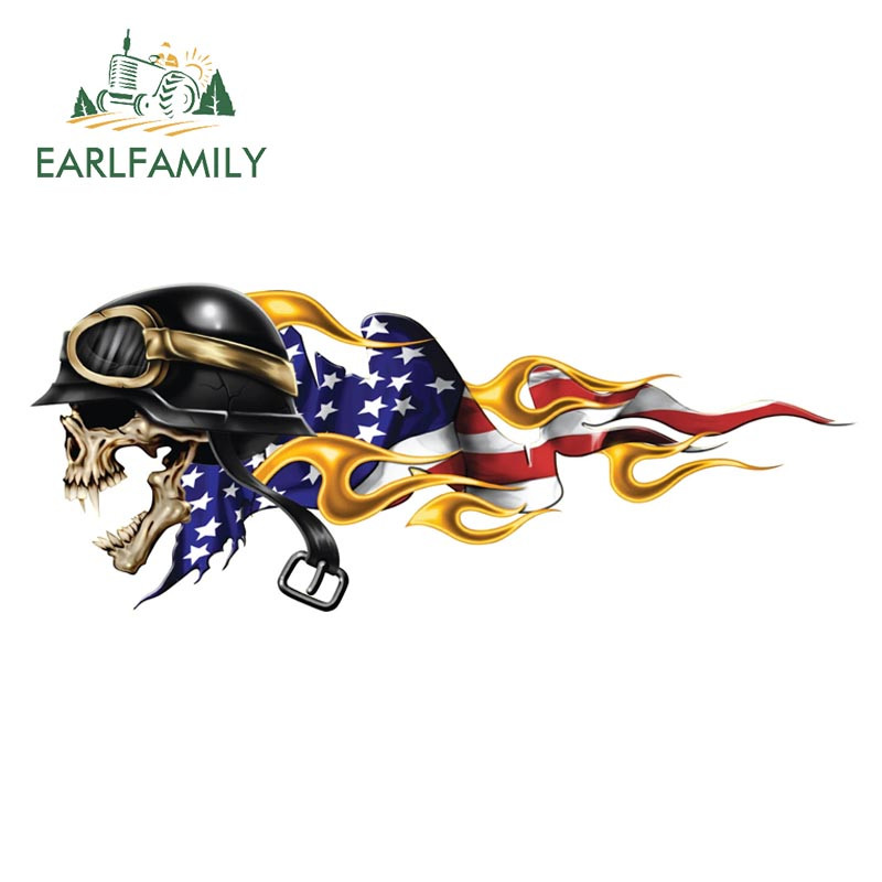 EARLFAMILY 13 cm x 5,4 cm 3D Hellion Tear Skull Fire Rose Karccsík Szakadt fém autómatricák Vinyl csomagtartó matrica fedél karcolások