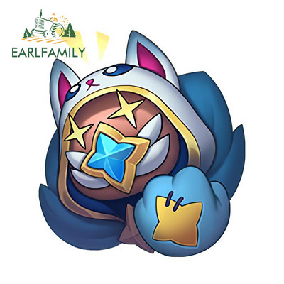 EARLFAMILY 13cm x 11cm για Rammus Ok Emote League of Legends Αυτοκόλλητα Αυτοκινήτου Χωρίς γρατσουνιές Χαλκομανίες προσωπικότητας Απλά είδη αυτοκινήτου