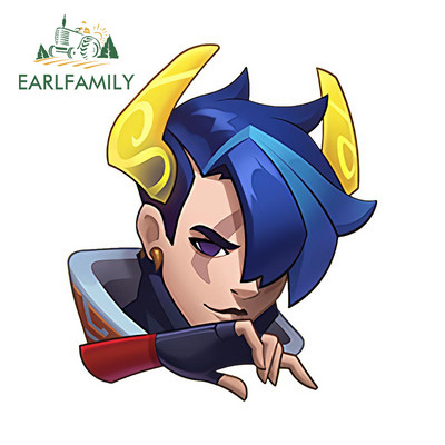 EARLFAMILY 13cm x 11cm για Rammus Ok Emote League of Legends Αυτοκόλλητα Αυτοκινήτου Χωρίς γρατσουνιές Χαλκομανίες προσωπικότητας Απλά είδη αυτοκινήτου