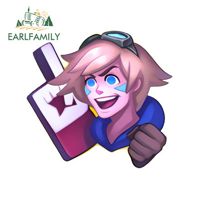 EARLFAMILY 13cm x 11cm για Rammus Ok Emote League of Legends Αυτοκόλλητα Αυτοκινήτου Χωρίς γρατσουνιές Χαλκομανίες προσωπικότητας Απλά είδη αυτοκινήτου