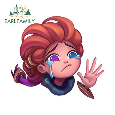 EARLFAMILY 13cm x 11cm για Rammus Ok Emote League of Legends Αυτοκόλλητα Αυτοκινήτου Χωρίς γρατσουνιές Χαλκομανίες προσωπικότητας Απλά είδη αυτοκινήτου