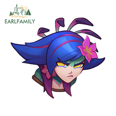 EARLFAMILY 13cm x 11cm για Rammus Ok Emote League of Legends Αυτοκόλλητα Αυτοκινήτου Χωρίς γρατσουνιές Χαλκομανίες προσωπικότητας Απλά είδη αυτοκινήτου