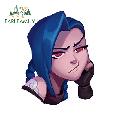 EARLFAMILY 13cm x 11cm για Rammus Ok Emote League of Legends Αυτοκόλλητα Αυτοκινήτου Χωρίς γρατσουνιές Χαλκομανίες προσωπικότητας Απλά είδη αυτοκινήτου