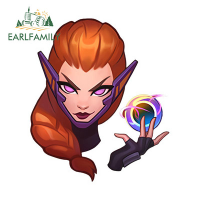 EARLFAMILY 13cm x 11cm για Rammus Ok Emote League of Legends Αυτοκόλλητα Αυτοκινήτου Χωρίς γρατσουνιές Χαλκομανίες προσωπικότητας Απλά είδη αυτοκινήτου