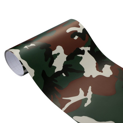 30 cm * 100 cm Camuflaj Vinil PVC Autocolant Auto Film Wrap Digital Woodland Army Verde Militar Camo Desert Decal pentru Auto Motocicletă