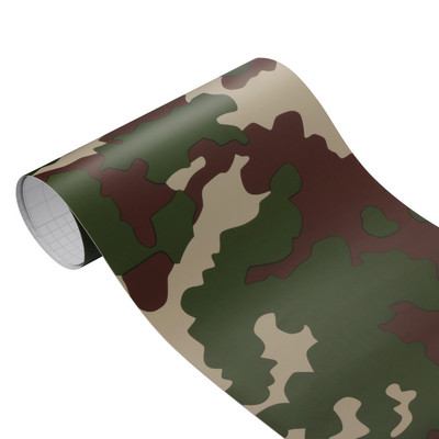 30 cm * 100 cm Camuflaj Vinil PVC Autocolant Auto Film Wrap Digital Woodland Army Verde Militar Camo Desert Decal pentru Auto Motocicletă