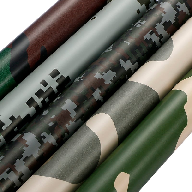 30 cm * 100 cm Camuflaj Vinil PVC Autocolant Auto Film Wrap Digital Woodland Army Verde Militar Camo Desert Decal pentru Auto Motocicletă