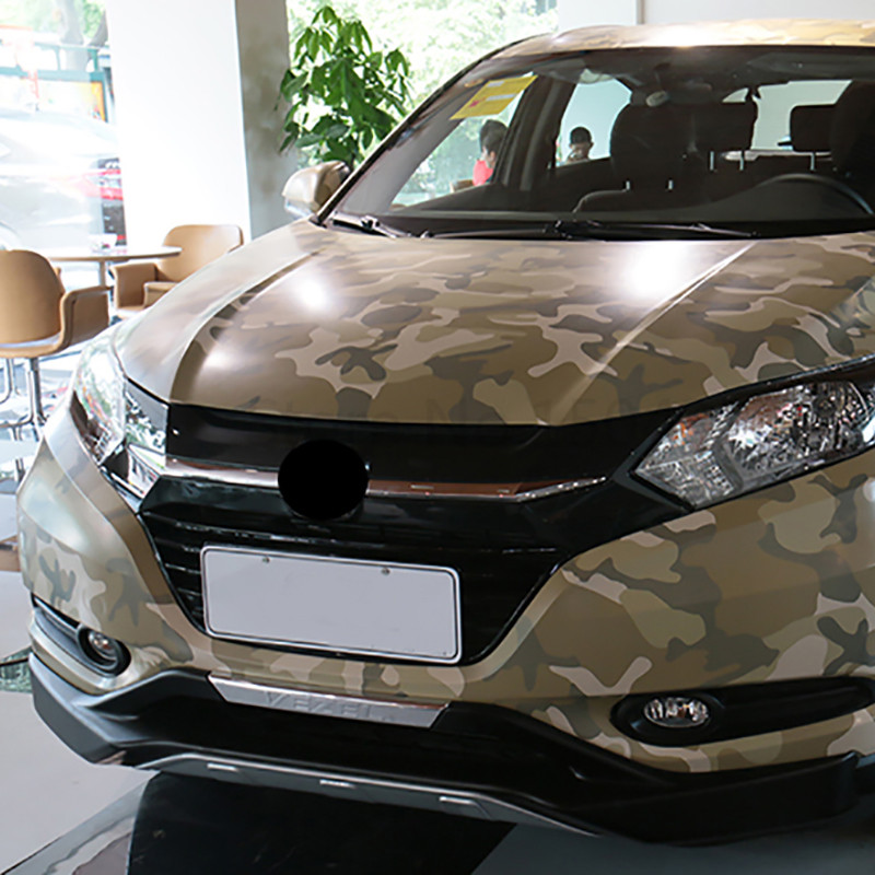 30 cm * 100 cm Camuflaj Vinil PVC Autocolant Auto Film Wrap Digital Woodland Army Verde Militar Camo Desert Decal pentru Auto Motocicletă