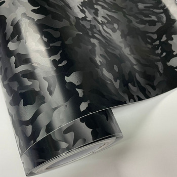 50cm*100cm до 600cm черно златисто сребърно ковано въглеродно винилно опаковане с въздушни мехурчета лепило Направи си сам стикер за стикер за кола Опаковка на етикети