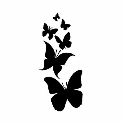 LYKX autómatrica pillangó hibiszkusz virág autók motorkerékpárok külső kiegészítők vinil matricák, 14 cm* 6,1 cm