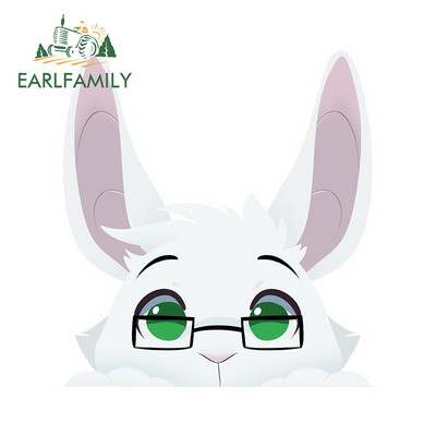 EARLFAMILY 13cm X 10cm a Furry Peek autómatricákhoz Divatos egyéniség matricák autós kiegészítők lökhárító szörfdeszka dekoráció