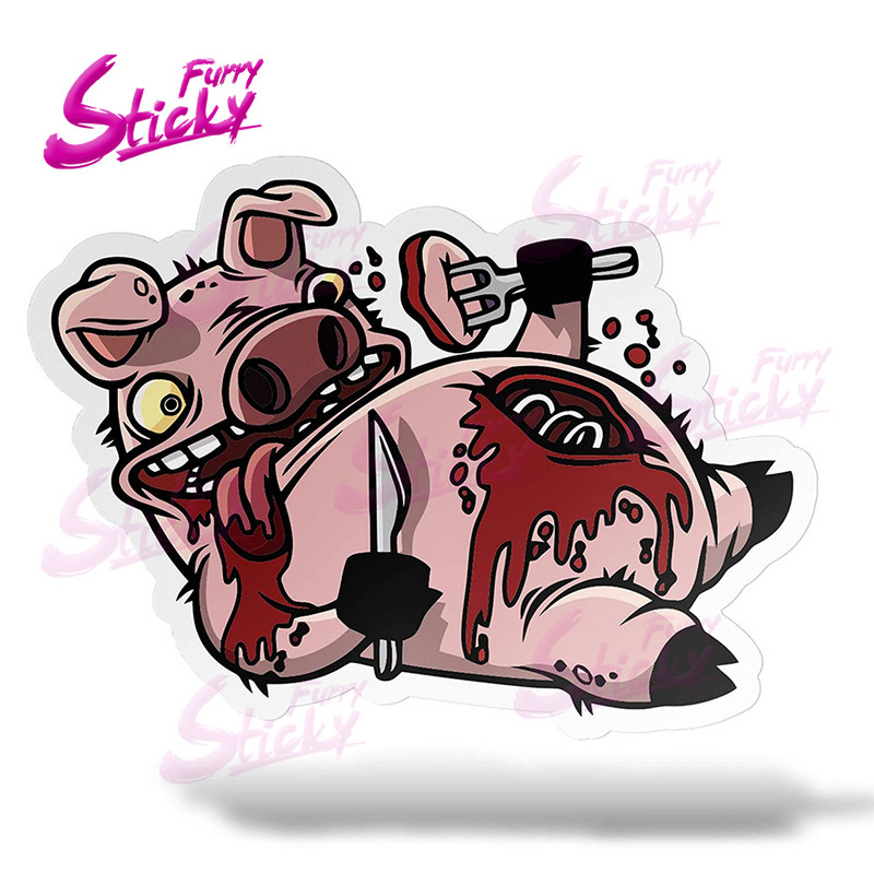 Furry Sticky Angry Wasp Bull Elephant Anime naljepnica za automobil Naljepnica za automobil Dodaci za automobil za prtljažnik kacige Laptop Naljepnica za motocikl