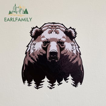 EARLFAMILY 13cm For The Bear Αυτοκόλλητα παραθύρου προφυλακτήρα αυτοκινήτου Επισκευή αυτοκόλλητα βινυλίου περιτύλιγμα αυτοκινήτου αντηλιακό μοτοσικλέτα Campervan Διακόσμηση