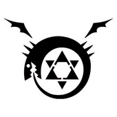 14cm*10,6cm Fullmetal Alchemist Homunculus Anime vinyl autómatrica fekete/ezüst S3-4626