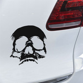 Car Styling Cool Terrible Evil Skull Face Design matricák és matricák Kia Picanto, BMW e92, Vicces motorkerékpár bakelit film matricákhoz