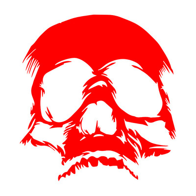 Car Styling Cool Terrible Evil Skull Face Design matricák és matricák Kia Picanto, BMW e92, Vicces motorkerékpár bakelit film matricákhoz
