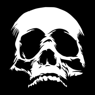 Car Styling Cool Terrible Evil Skull Face Design matricák és matricák Kia Picanto, BMW e92, Vicces motorkerékpár bakelit film matricákhoz