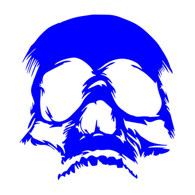 Car Styling Cool Terrible Evil Skull Face Design matricák és matricák Kia Picanto, BMW e92, Vicces motorkerékpár bakelit film matricákhoz