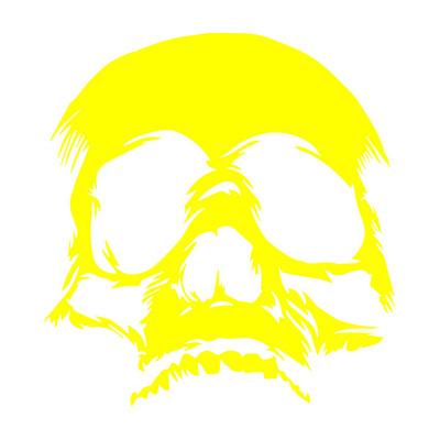 Car Styling Cool Terrible Evil Skull Face Design matricák és matricák Kia Picanto, BMW e92, Vicces motorkerékpár bakelit film matricákhoz