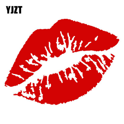 10*7.5CM Kiss Marks Винилови стикери за автомобили Стикери Декорация на прозорци Аксесоари за мотоциклети C4-0933