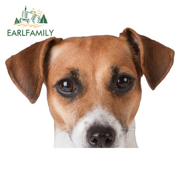 EARLFAMILY 13cm για αυτοκόλλητα αυτοκινήτου Jack Russell Terrier Αυτοκόλλητο σανίδα του σερφ Fine Decal Graffiti Υλικό βινυλίου Αδιάβροχη διακόσμηση