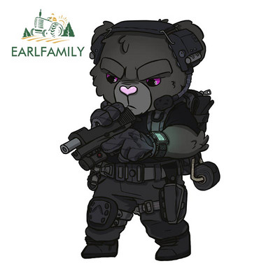 EARLFAMILY 13cm x 8.1cm Vojne specijalne snage Militanti Naljepnica za automobil Crtani film Velika glava Naljepnica Prozor Prtljažnik Pokloni za prijenosno računalo Naljepnice