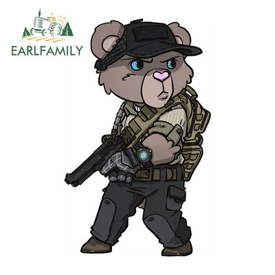 EARLFAMILY 13cm x 8.1cm Vojne specijalne snage Militanti Naljepnica za automobil Crtani film Velika glava Naljepnica Prozor Prtljažnik Pokloni za prijenosno računalo Naljepnice