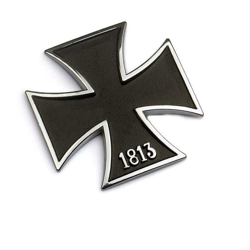 1 buc. Autocolant 3D din metal pentru mașină Crucea Malteză 1813 Emblema pentru mașină Auto Motocicletă Insigna pentru portbagaj Autocolant