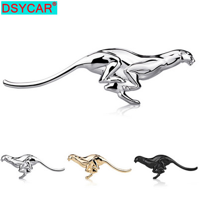 DSYCAR 1Pcs 3D Leopard naljepnica za automobil Auto Metalna značka Amblem 3D Leopard prtljažnik automobila Auto Logo Ljepljiva naljepnica za većinu automobila