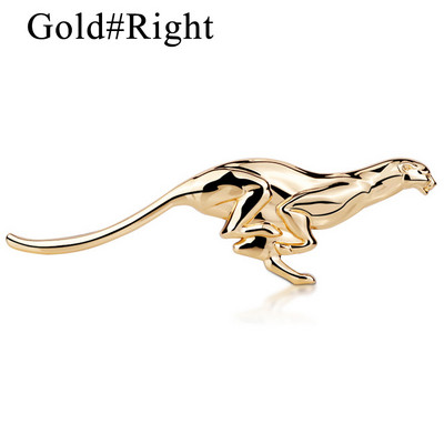 DSYCAR 1db 3D Leopard autómatrica autós fém jelvény embléma 3D Leopard autó csomagtartó Auto logós öntapadó matrica a legtöbb autóhoz
