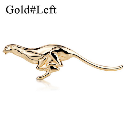 DSYCAR 1db 3D Leopard autómatrica autós fém jelvény embléma 3D Leopard autó csomagtartó Auto logós öntapadó matrica a legtöbb autóhoz