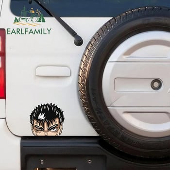 EARLFAMILY 13cm x 12,4cm Berserk Guts Peeker Αυτοκόλλητα αυτοκινήτου Παράθυρα Anime Vinyl Car Wrap Decal Graffiti αδιάβροχο αντηλιακό VAN