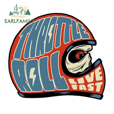 EARLFAMILY LIVE FAST Naljepnica Smiješni stil automobila Auto SUV Vinilne grafičke naljepnice za automobile Vodootporne DIY naljepnice za karoseriju automobila