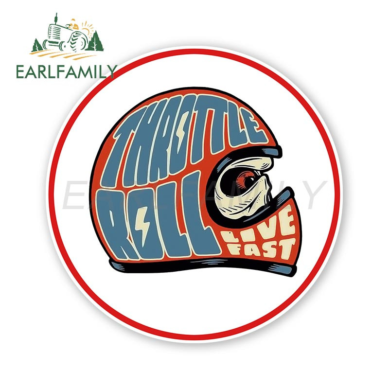 EARLFAMILY LIVE FAST Naljepnica Smiješni stil automobila Auto SUV Vinilne grafičke naljepnice za automobile Vodootporne DIY naljepnice za karoseriju automobila