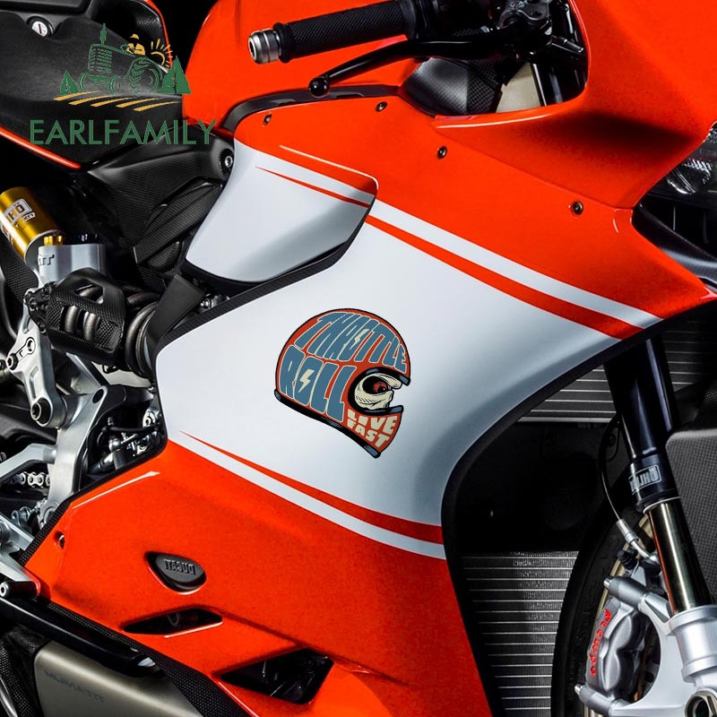 EARLFAMILY LIVE FAST Naljepnica Smiješni stil automobila Auto SUV Vinilne grafičke naljepnice za automobile Vodootporne DIY naljepnice za karoseriju automobila