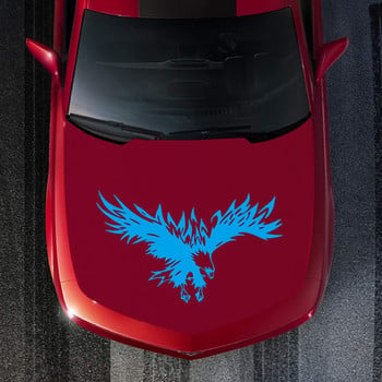 1PCS Eagle Car Stickers for Hood Eagle Decal Flying Wings Tribal Pattern Truck Suv Body Sticker Bird Wings Sticker Universal