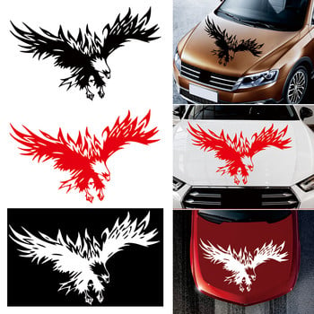 1PCS Eagle Car Stickers for Hood Eagle Decal Flying Wings Tribal Pattern Truck Suv Body Sticker Bird Wings Sticker Universal